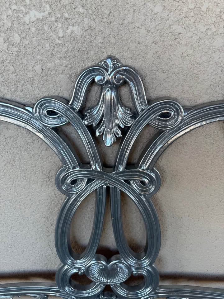 Hollywood Regency Iron Headboards - 2 Available