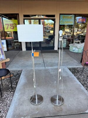 Stainless Steel Floor Lamps - 10 Available