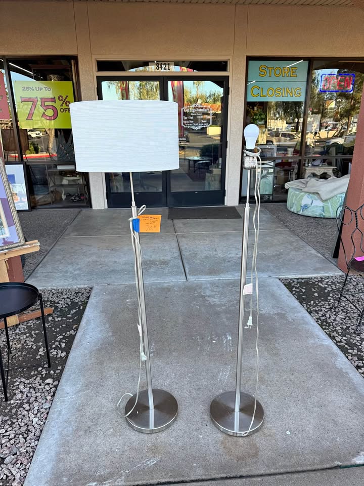 Stainless Steel Floor Lamps - 10 Available