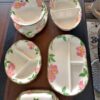 Desert Rose Franciscan dishware set platters Desert Rose Franciscan Dishware Set - Over 50 Pieces