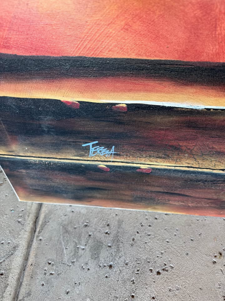 Oil Painting of Native American Pots