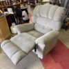 Oversized La-Z-Boy Recliner footrest Oversized La-Z-Boy Recliner