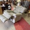 Oversized La-Z-Boy Recliner fully reclined Oversized La-Z-Boy Recliner