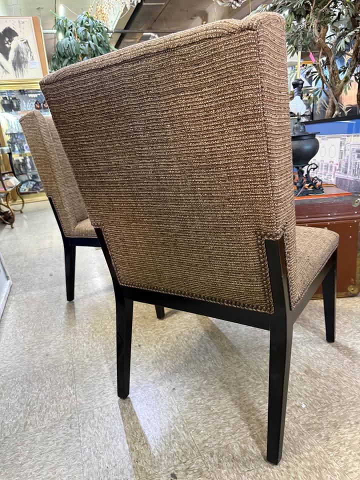 Pair of Century Furniture Side Chairs back Pair of Century Furniture Side Chairs
