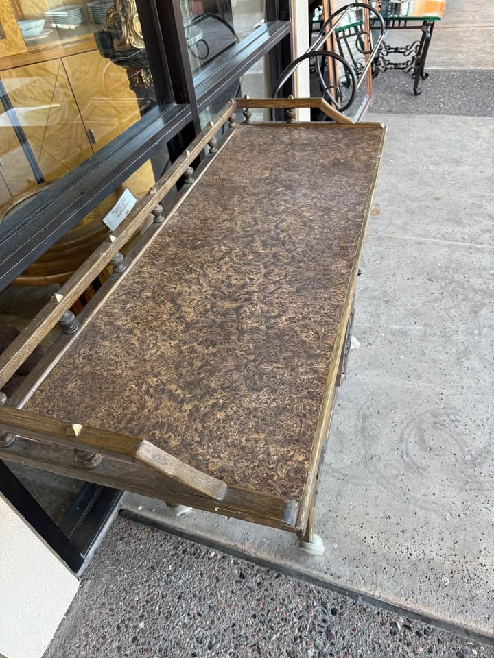 Vintage Gothic Style Bar Cart