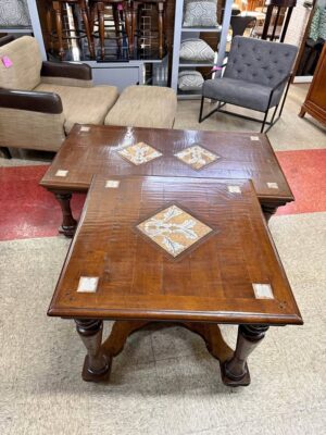 Italian Inlaid Coffee and End Table Set