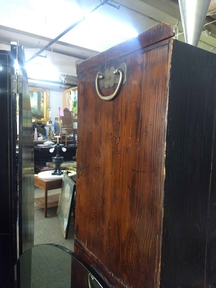 Japanese Tansu Meiji Period Storage Cabinet