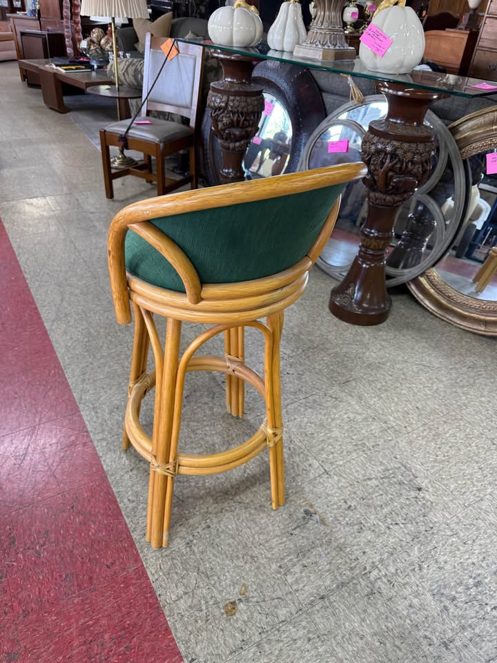 Palecek Bamboo and Rawhide Bar Stools - 3 Available