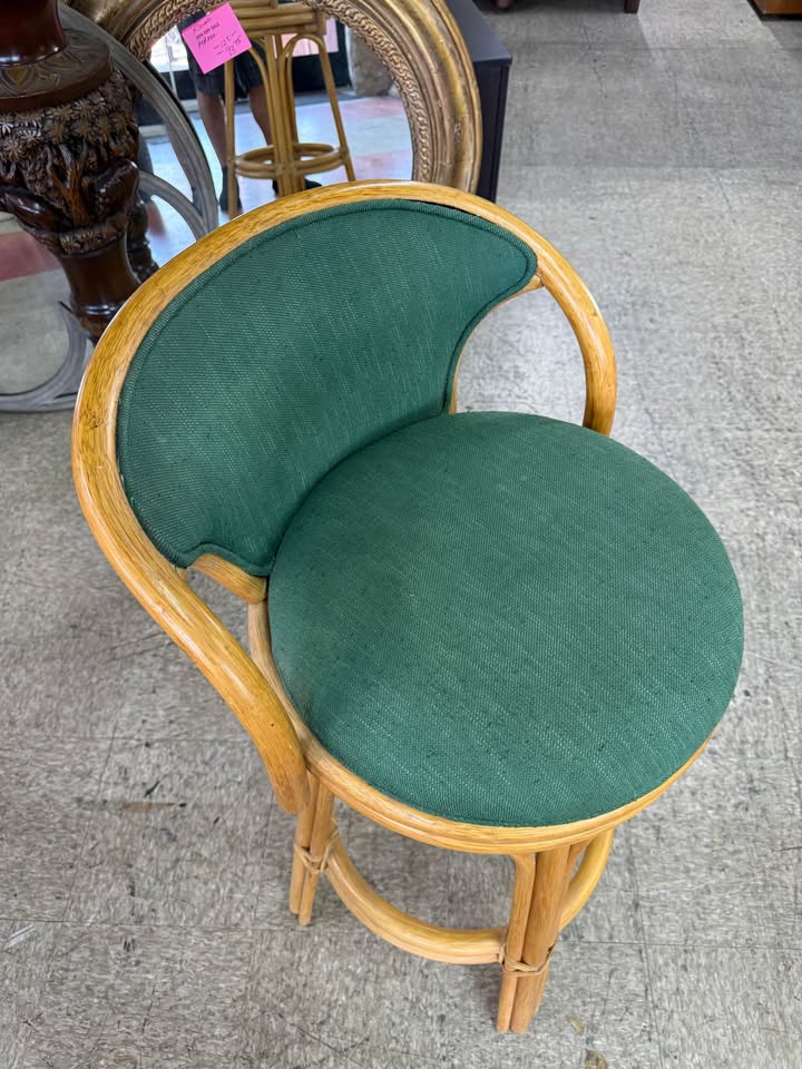 Palecek Bamboo and Rawhide Bar Stools - 3 Available