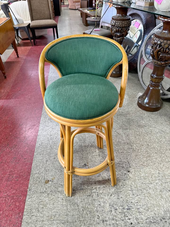 Palecek Bamboo and Rawhide Bar Stools - 3 Available