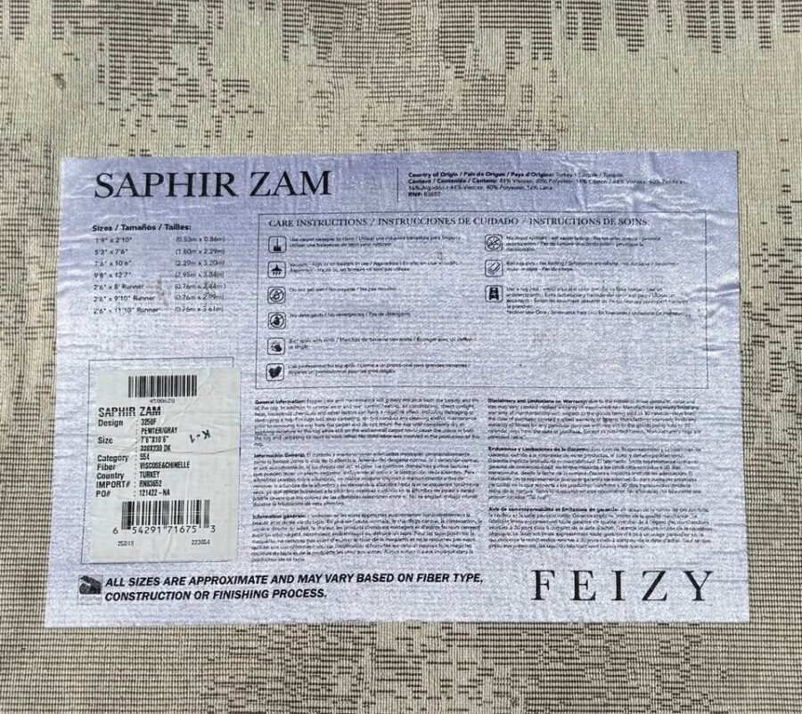 Saphir Zam Gray Rug