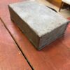 Vintage Handmade Steel Box with Leather Handle top Vintage Handmade Steel Box with Leather Handle