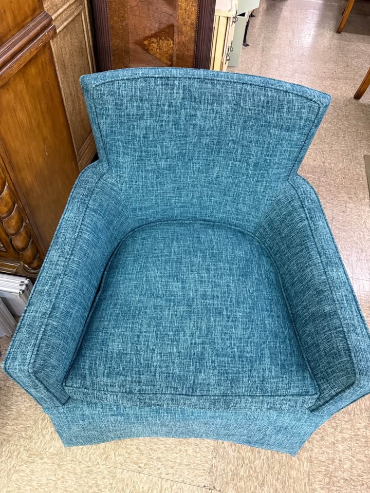 Blue Upholstered Armchair seat Blue Upholstered Armchair