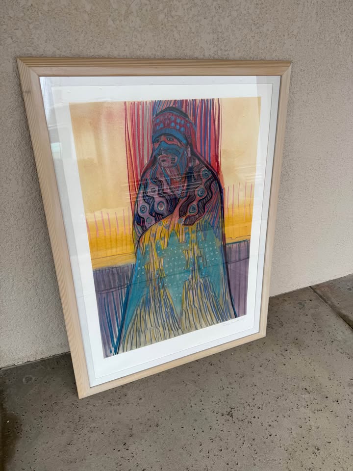 Bud Wall Native American Woman Framed Art 2 Bud Wall Native American Woman Framed Art