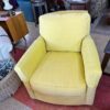 Crate and Barrel Yellow Swivel Rocker Armchair Crate and Barrel Yellow Swivel Rocker Armchair