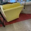 Crate and Barrel Yellow Swivel Rocker Armchair back Crate and Barrel Yellow Swivel Rocker Armchair