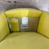 Crate and Barrel Yellow Swivel Rocker Armchair no cushion Crate and Barrel Yellow Swivel Rocker Armchair