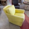Crate and Barrel Yellow Swivel Rocker Armchair side Crate and Barrel Yellow Swivel Rocker Armchair