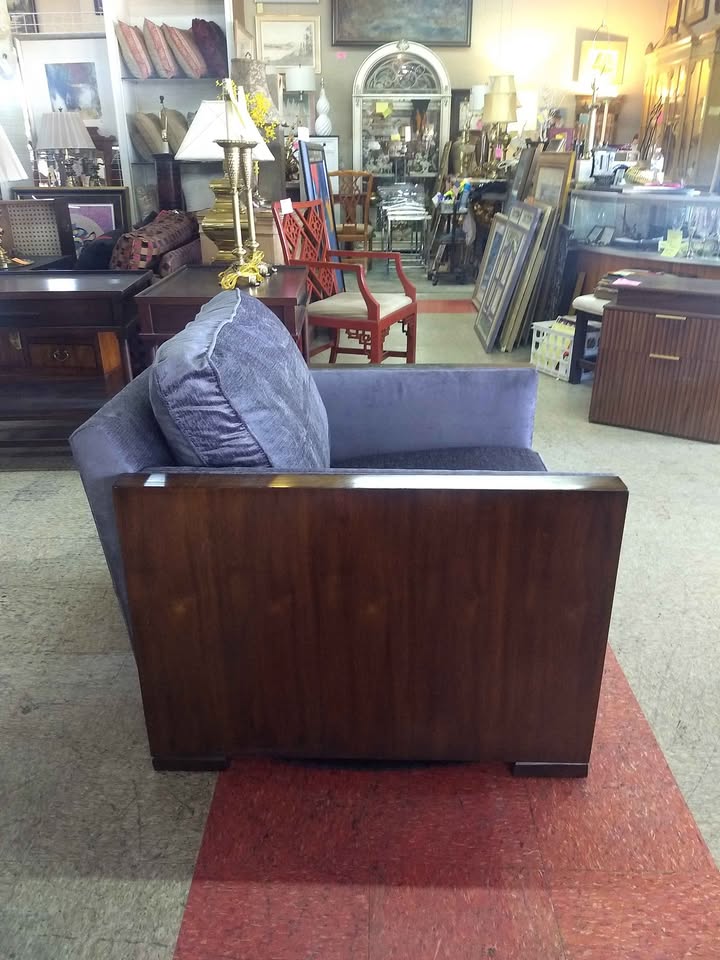 Lexington Velvet Upholstered Armchair