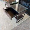 Small Nightstands with a Single Shelf and Glass Top drawer Small Nightstands with a Single Shelf and Glass Top - 20 Available