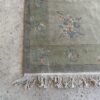 Antique Green Chinese Rug corner Antique Green Chinese Rug