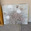 Gray Floral Painting by Lee Reynolds Gray Floral Painting by Lee Reynolds