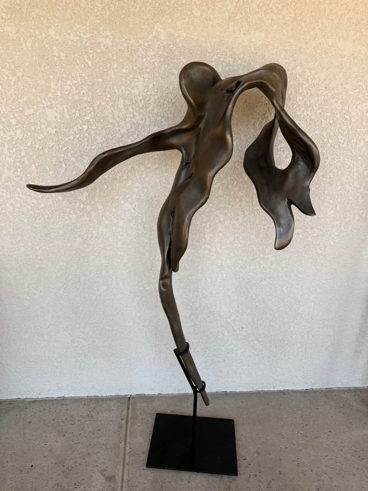 Large Cast Root Sculpture back Large Cast Root Sculpture
