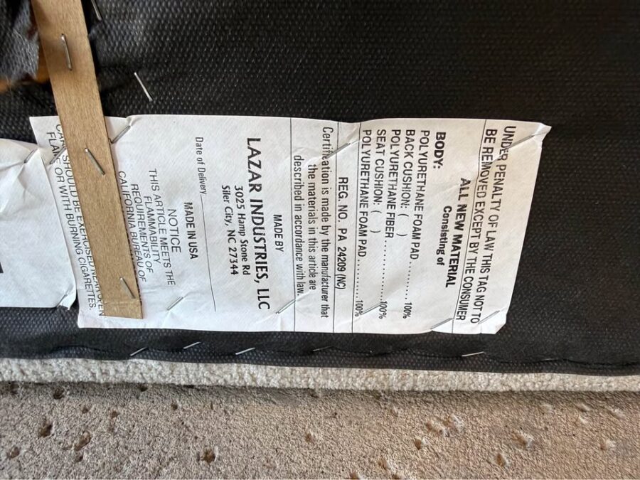 Oversized Gray Ottoman label Oversized Gray Ottoman