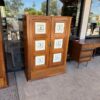 Pair of Storage Cabinets with Garden Theme