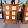 Pair of Storage Cabinets with Garden Theme