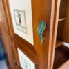 Pair of Storage Cabinets with Garden Theme