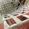 Pair of Vintage Iron Lounge Chairs detail Pair of Vintage Iron Lounge Chairs
