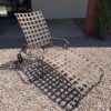 Pair of Vintage Iron Lounge Chairs single Pair of Vintage Iron Lounge Chairs