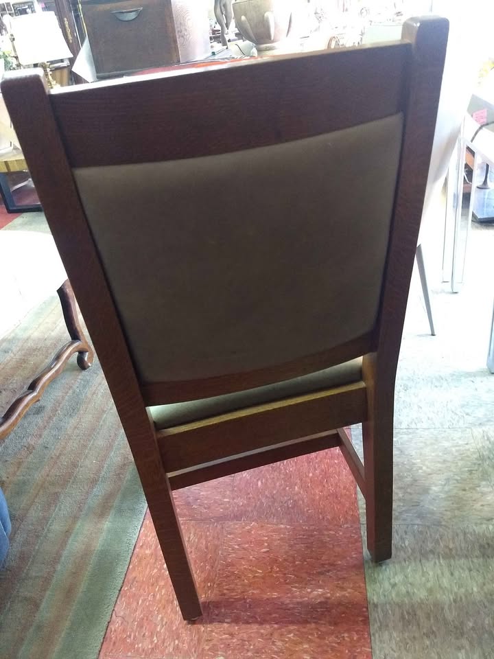 Stickley Mission Oak Chair back Stickley Mission Oak Chair