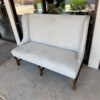 light gray high back settees front High Back Settees - 2 Available