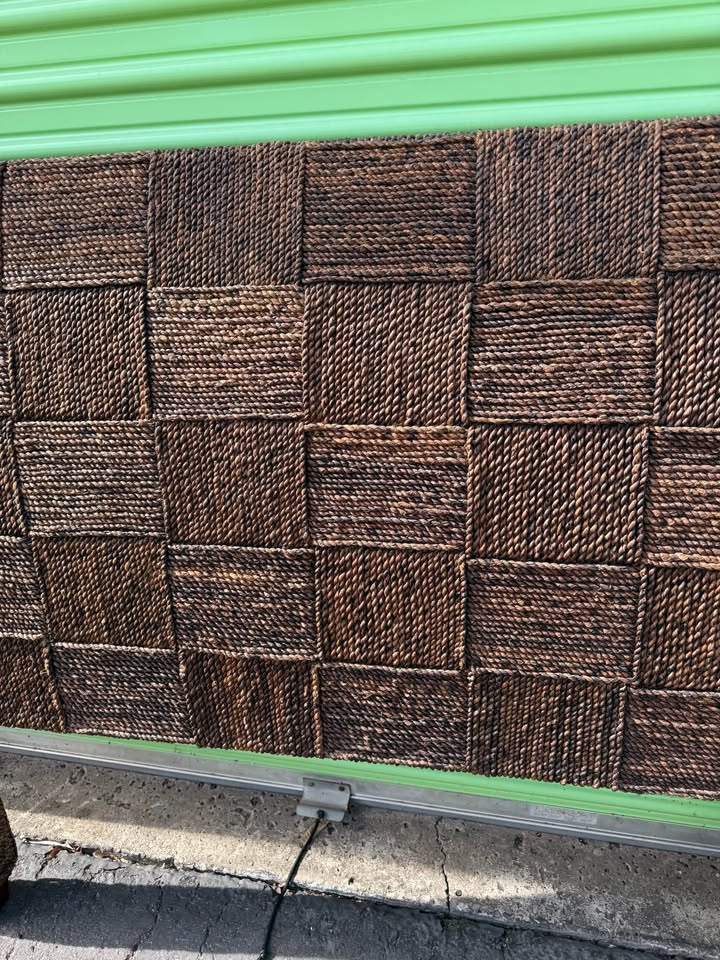 woven rope queen size headboard design Woven Rope Queen Size Headboard