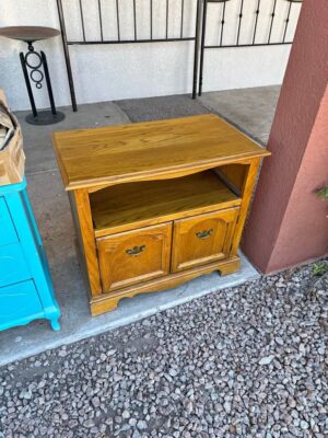 Oak Microwave Cabinet