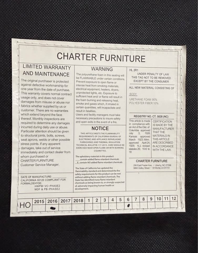 Charter Furniture Red Chairs