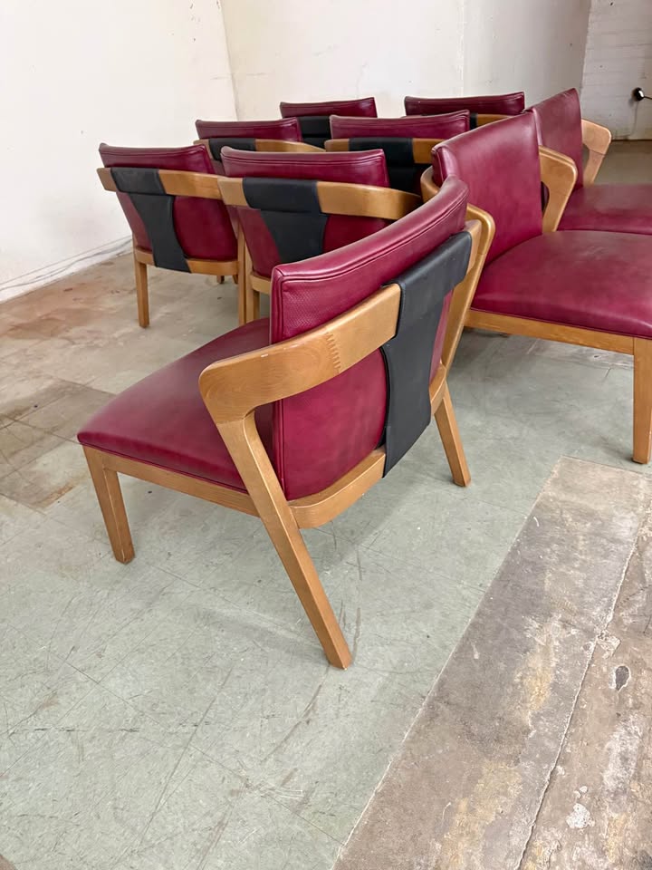 Charter Furniture Red Chairs