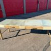 Custom Cowhide Long Work Tables - 2 Available