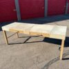 Custom Cowhide Long Work Tables - 2 Available