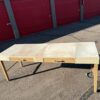 Custom Cowhide Long Work Tables - 2 Available